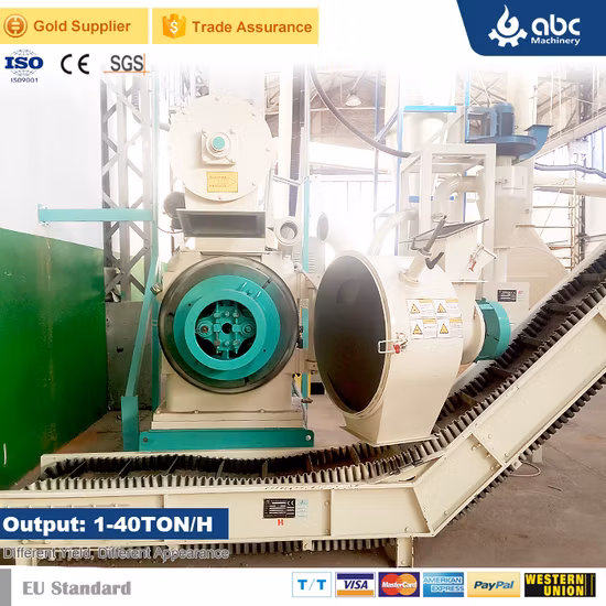 Vertical Ring Die Industrial Large Scale Engineering Biomass Fuel Hard Wood Sawdust Rice Peanut Coconut Bagasse Straw Hay Complete Best Pellet Mill for Sale